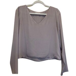 Aritzia Babaton Flowy Long Sleeve *Lavender*